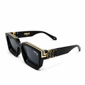 Africa Billionaire Sunglasses - Black & Gold