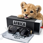 Africa Billionaire Sunglasses - Black & Gold