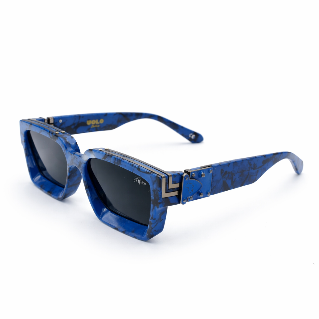 Africa Billionaire Sunglasses - Blue Marble