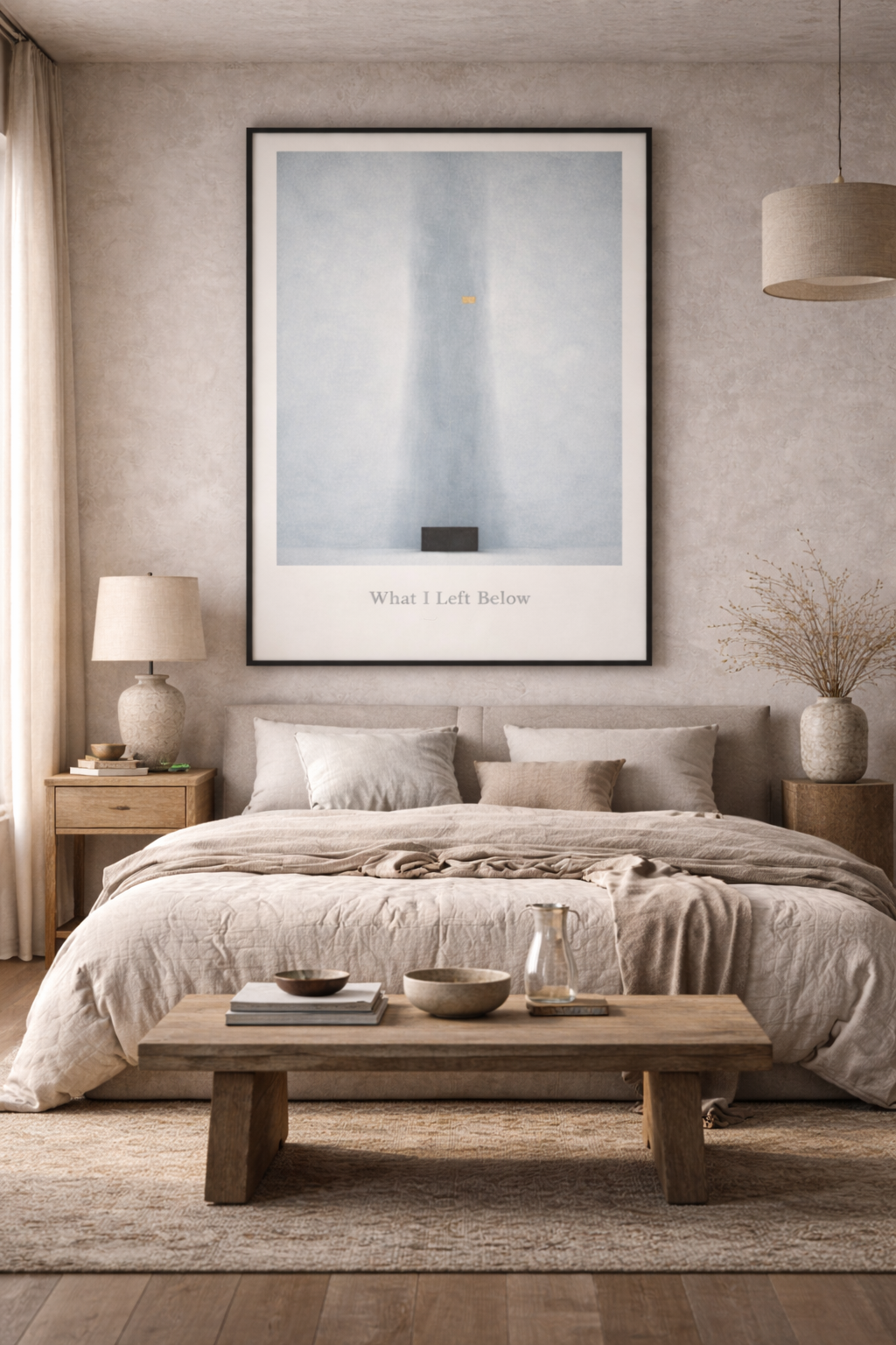 What I Left Below - Painting