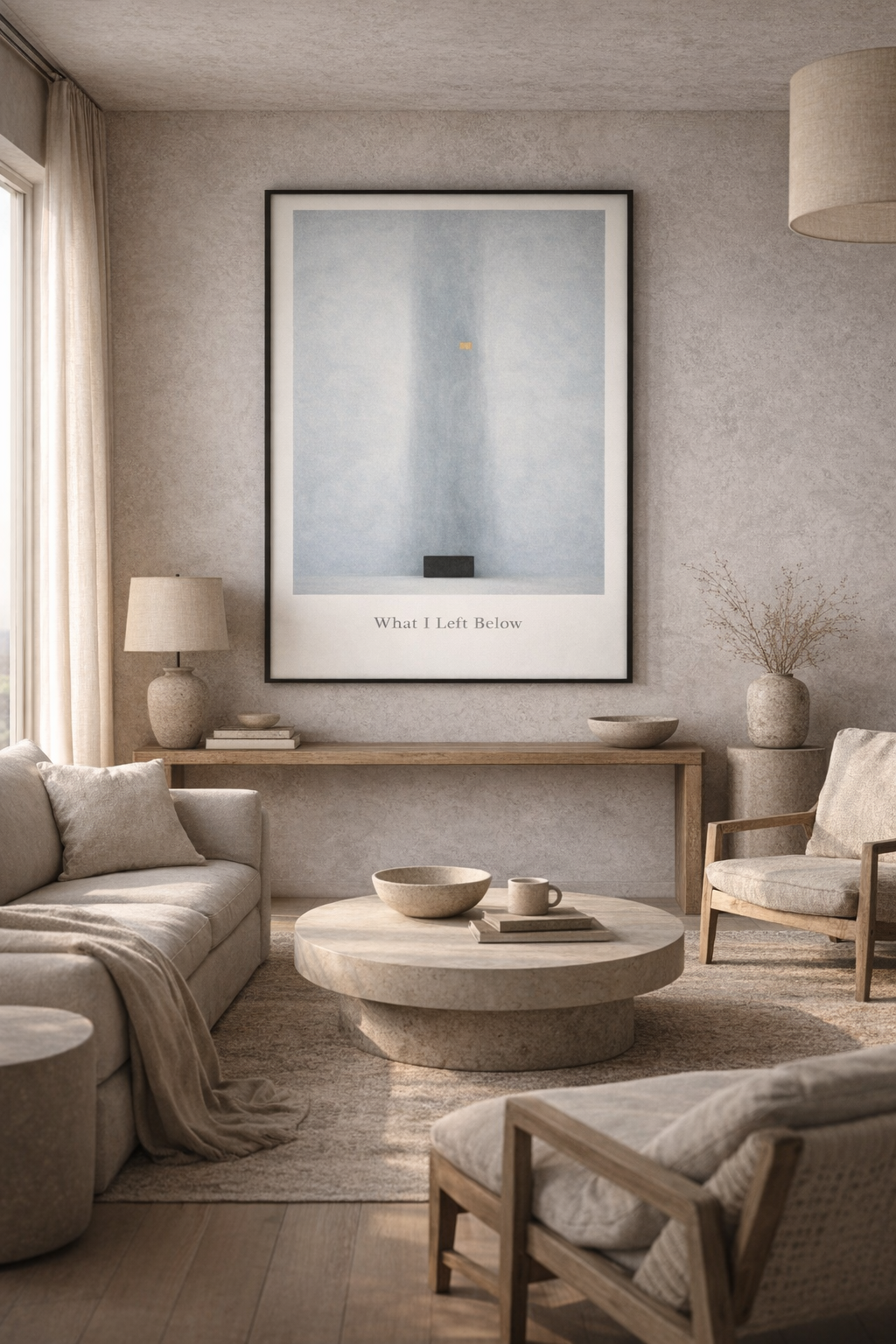 What I Left Below - Painting