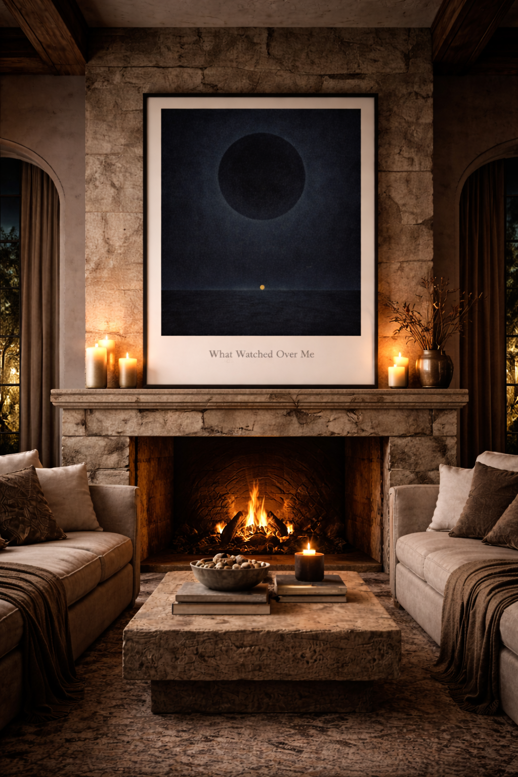 What Watched Over Me - Painting