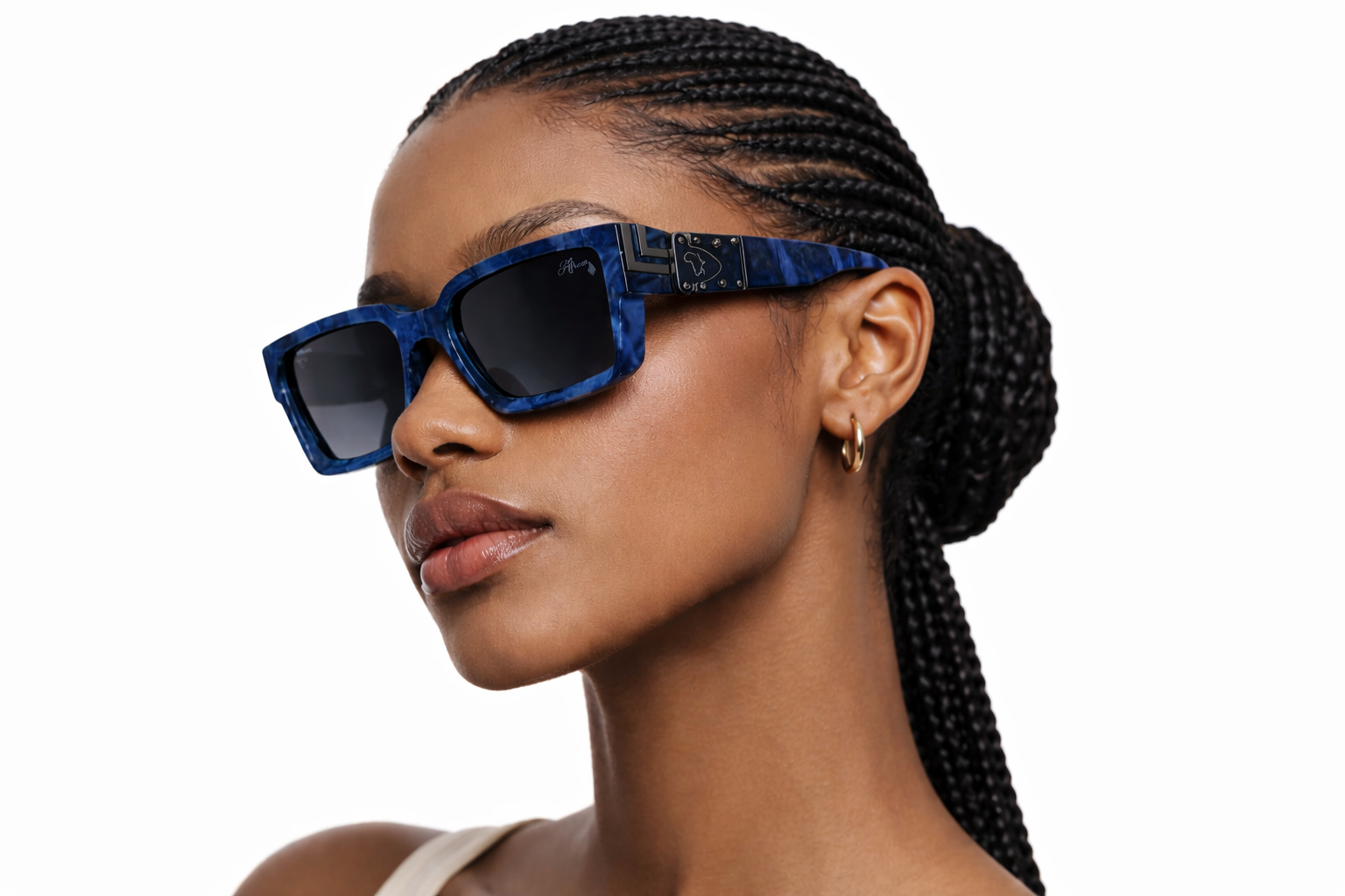 Africa Billionaire Sunglasses - Blue Marble