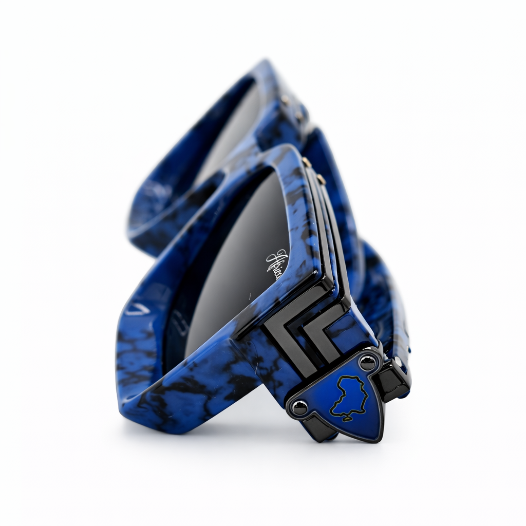 Africa Billionaire Sunglasses - Blue Marble