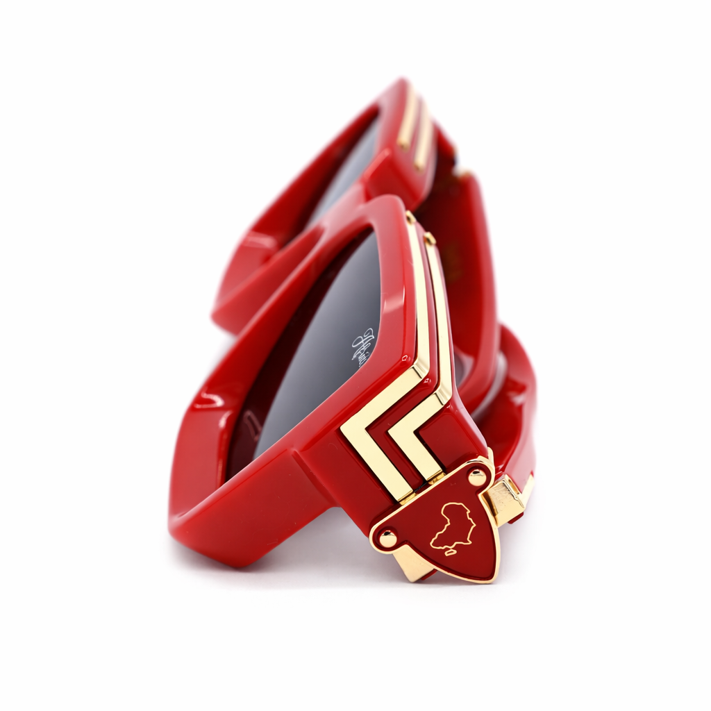 Africa Billionaire Sunglasses - Red