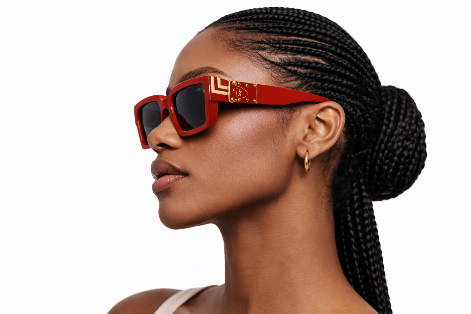 Africa Billionaire Sunglasses - Red
