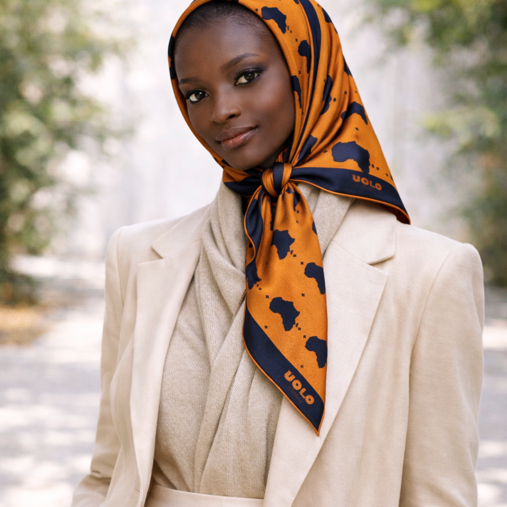 Africa Scarf - Brown
