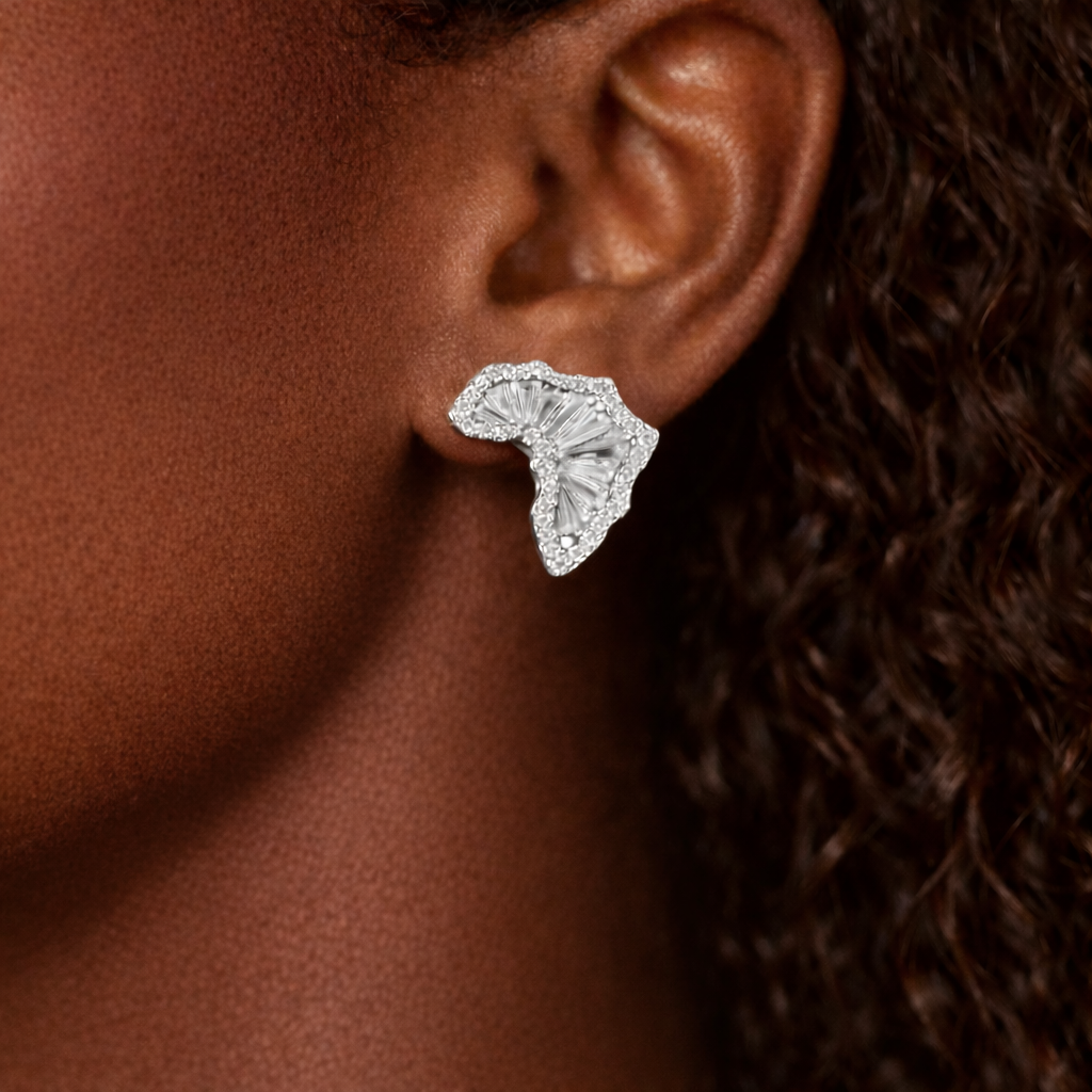 Africa Chandelier Studs Earrings