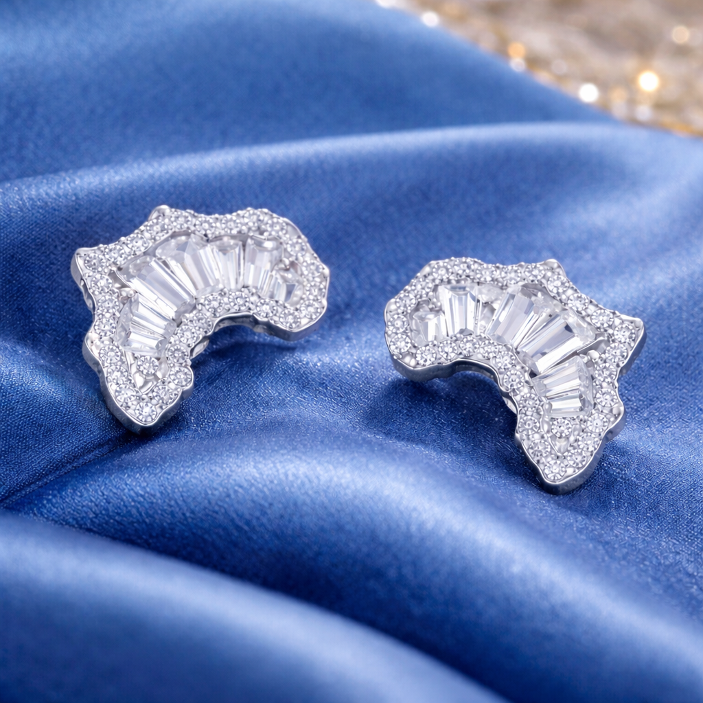 Africa Chandelier Studs Earrings