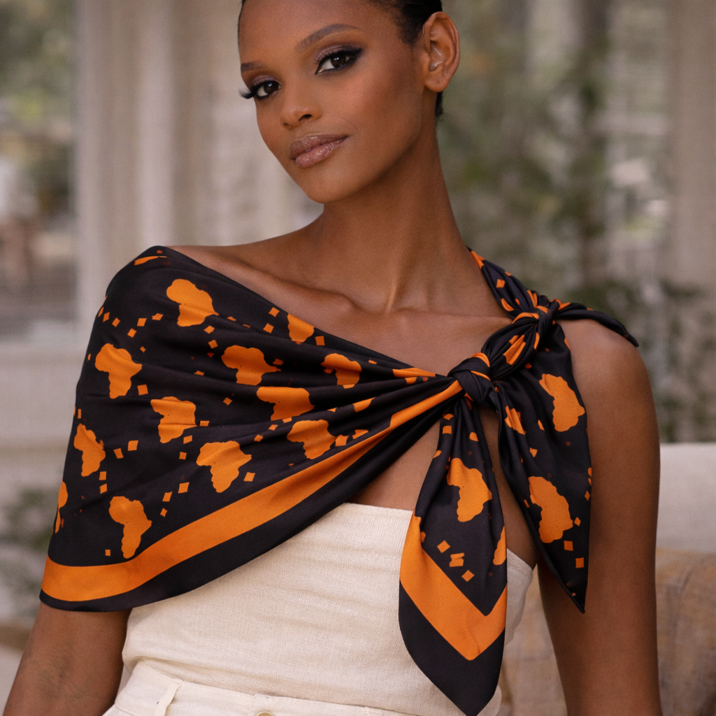 Africa Scarf - Black