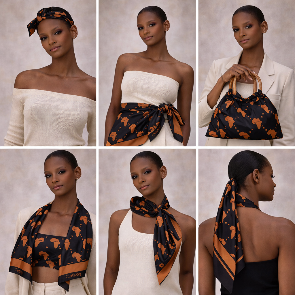 Africa Scarf - Black