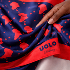 Africa Scarf - Navy Blue