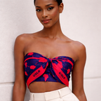 Africa Scarf - Navy Blue