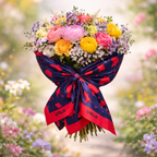 Africa Scarf - Navy Blue