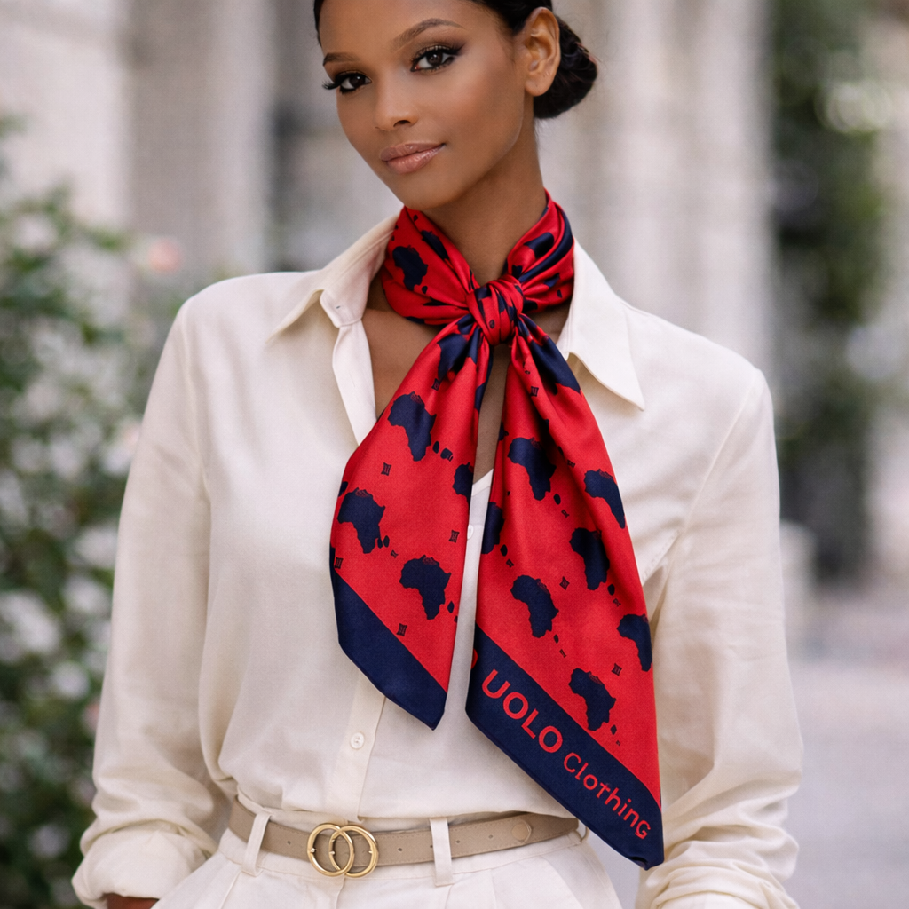 Africa Scarf - Red