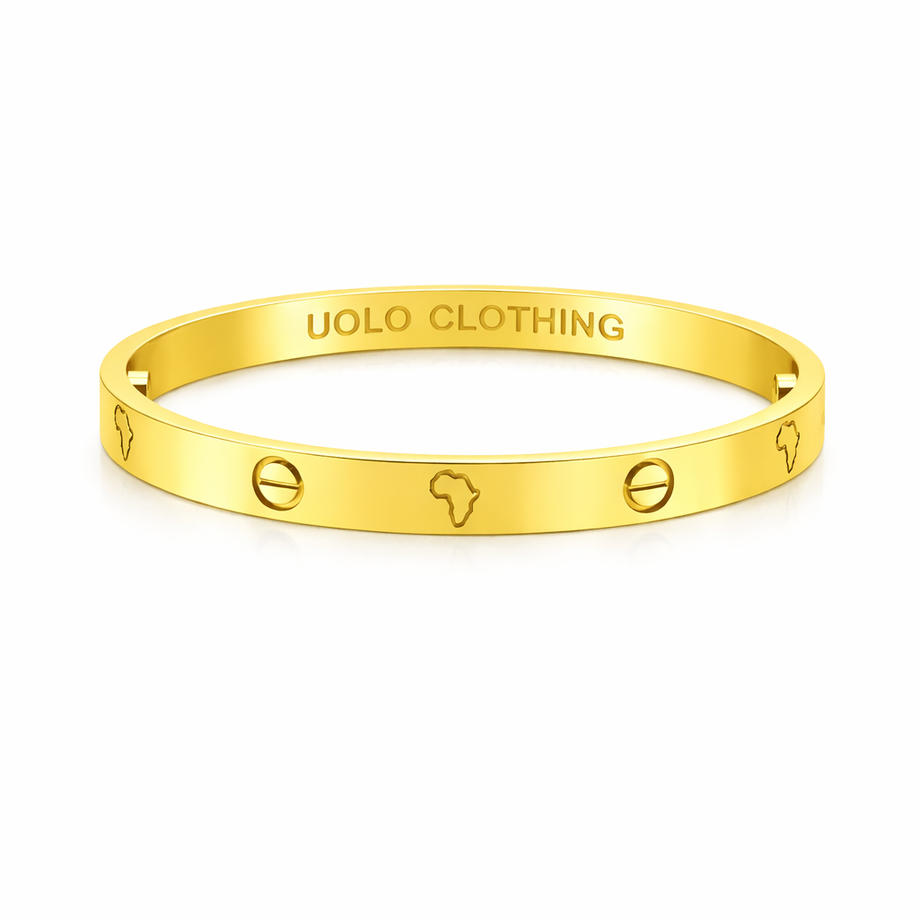 Africa Love Bracelet - Yellow Gold