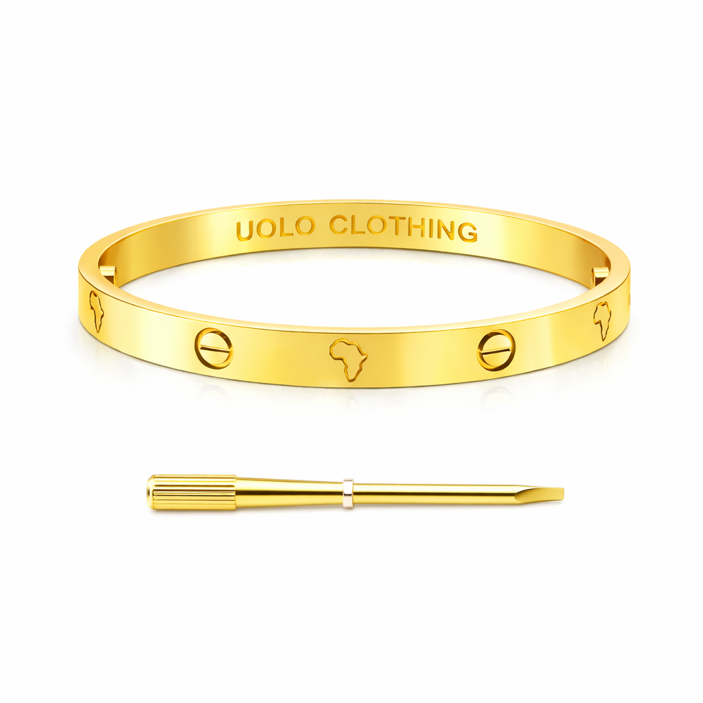 Africa Love Bracelet - Yellow Gold