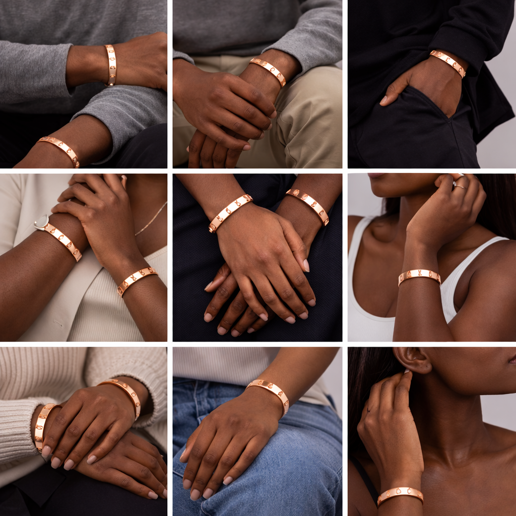 Africa Love Bracelet - Rose Gold